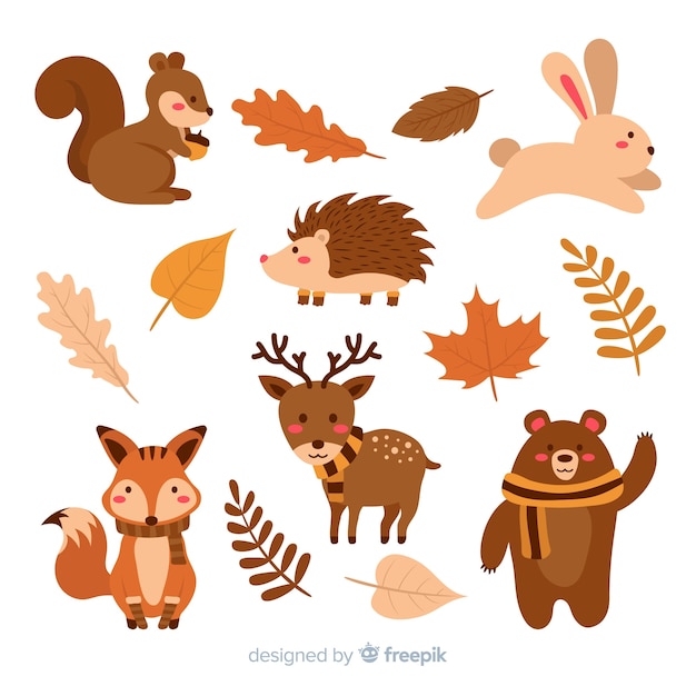 Autumn Animals Clipart Classroom Poster Educational Art Cricut Cut Autumn Animals Clipart Classroom Poster Educational Art Cricut Cut